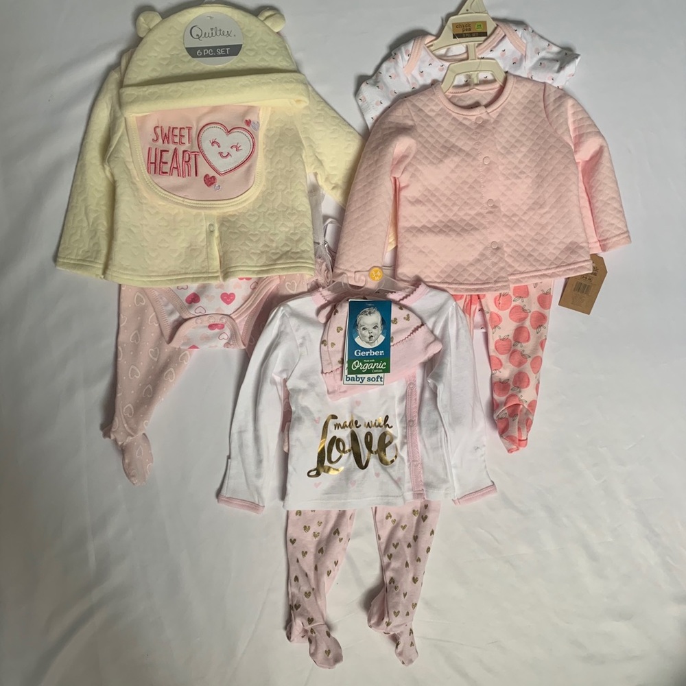 Baby girls sets 3-6 months